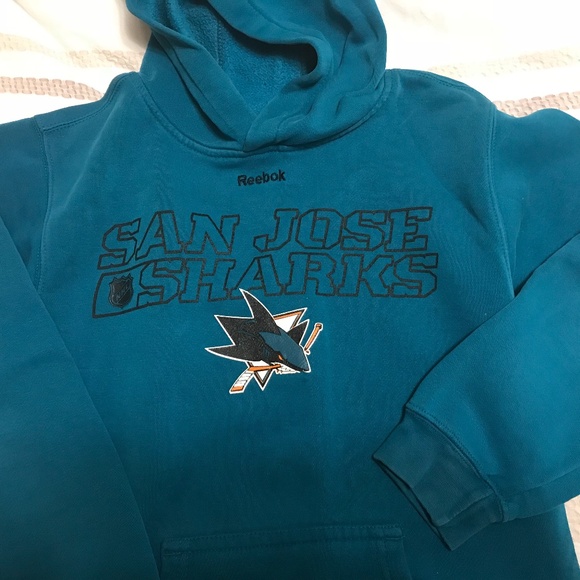 Reebok NHL San Jose Sharks Hoodie - authentic apparel - Picture 2 of 9